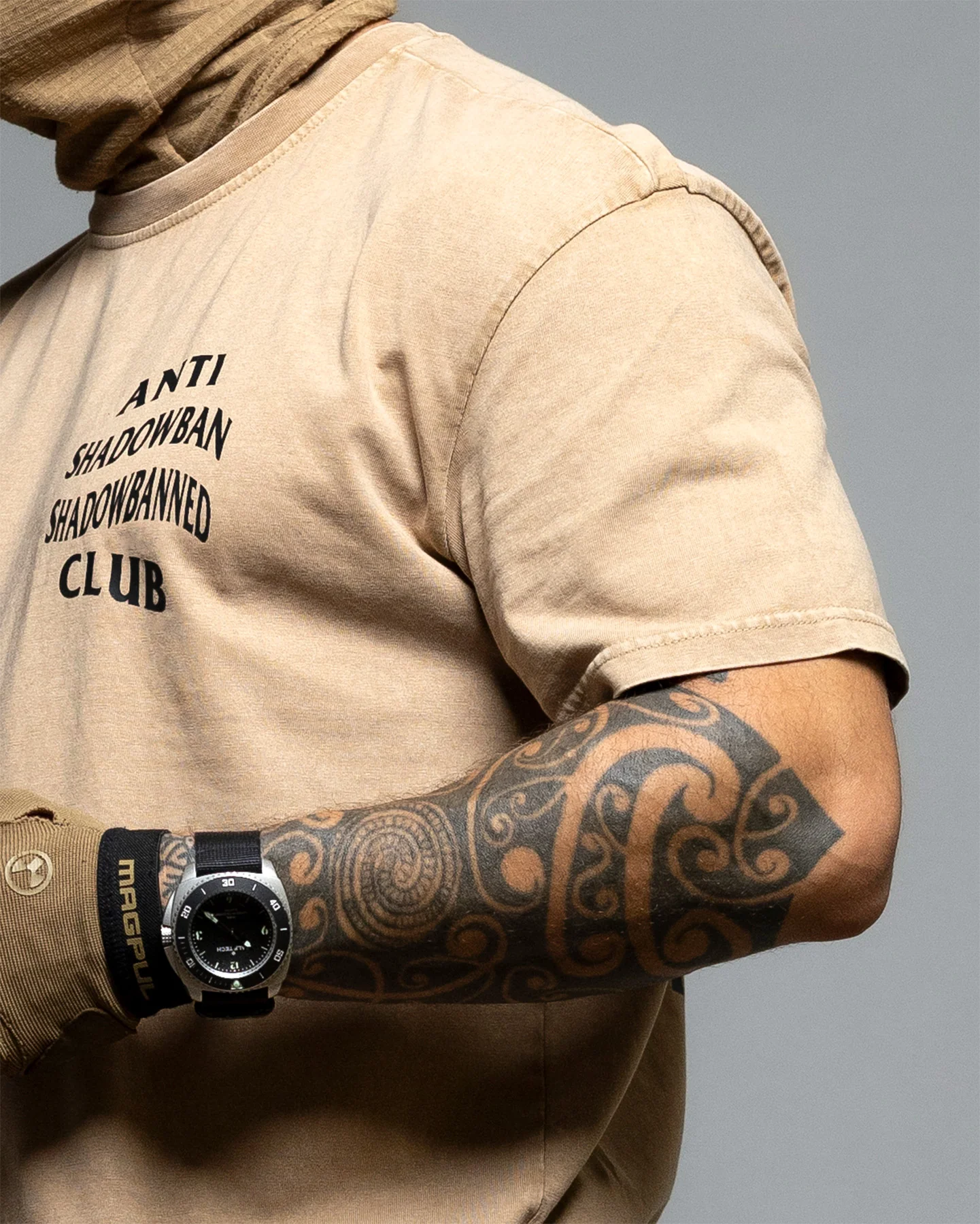 Shadowbanned Club Oversized Shirt - Image 7