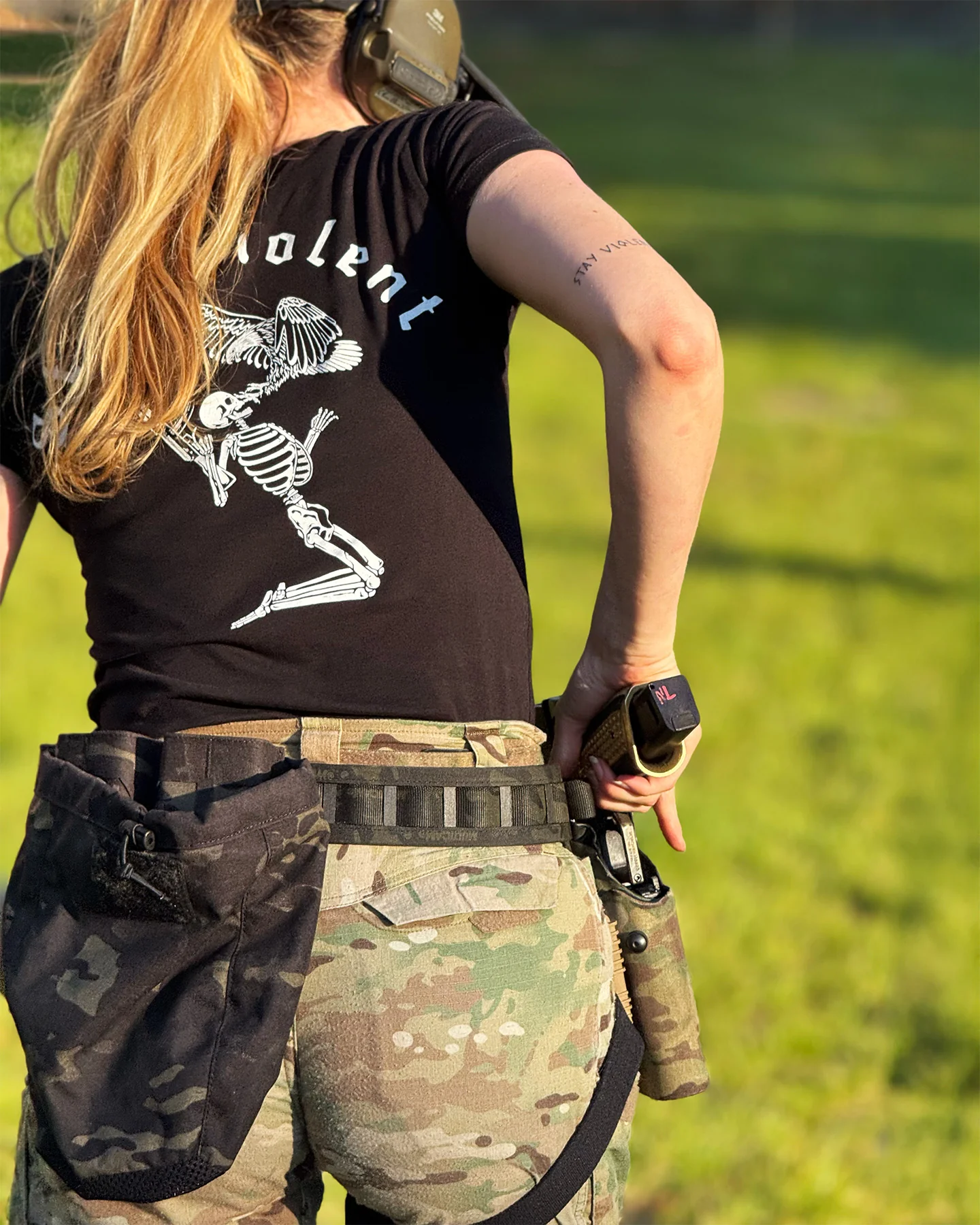 Stay Violent Women's Shirt - Image 8